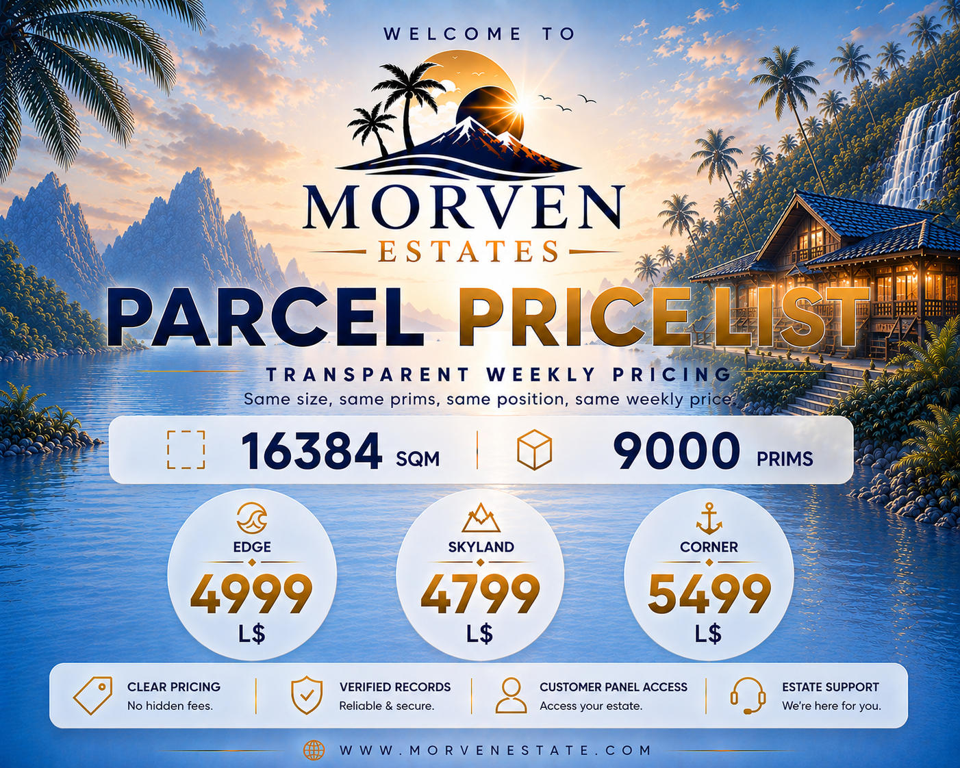 Morven Estate premium land advertisement